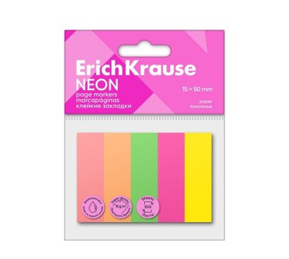 Plastikiniai žymekliai Neon