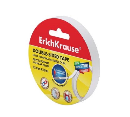 Dvipusė lipni juosta ErichKrause 12mmx10m