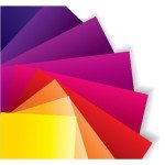 Spalvotas popierius.